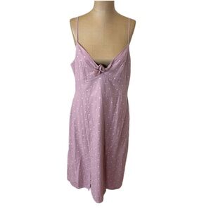 NWT! American Eagle Mauve Polka Dot Size 10